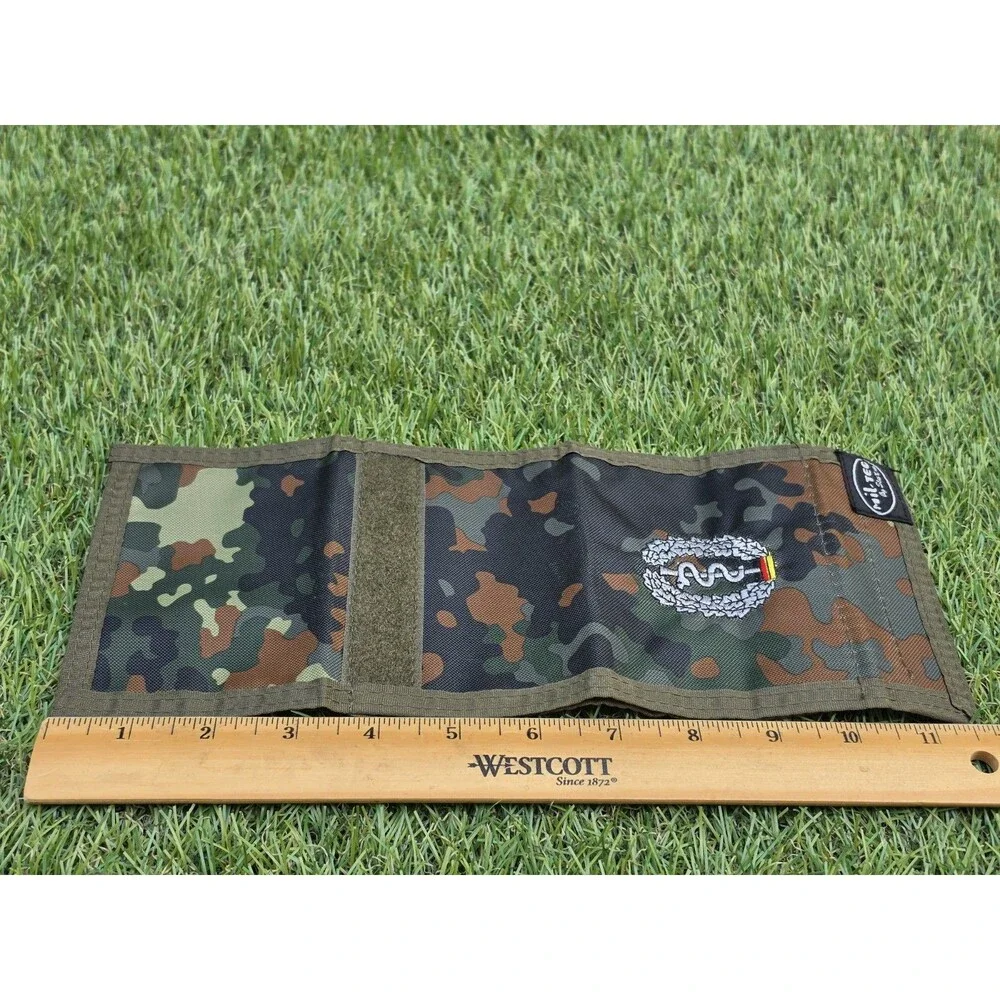 Vtg Mil-Tec Strum German Army Medical Unit Wallet Camaflauge NWOT